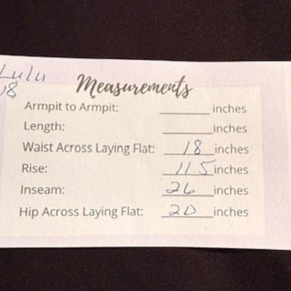 Lululemon Black Wunder Under High-Rise Tight Full-On Luxtreme Womens Size 18 - Picture 6 of 7